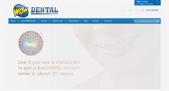 Desktop Screenshot of mywowdental.com